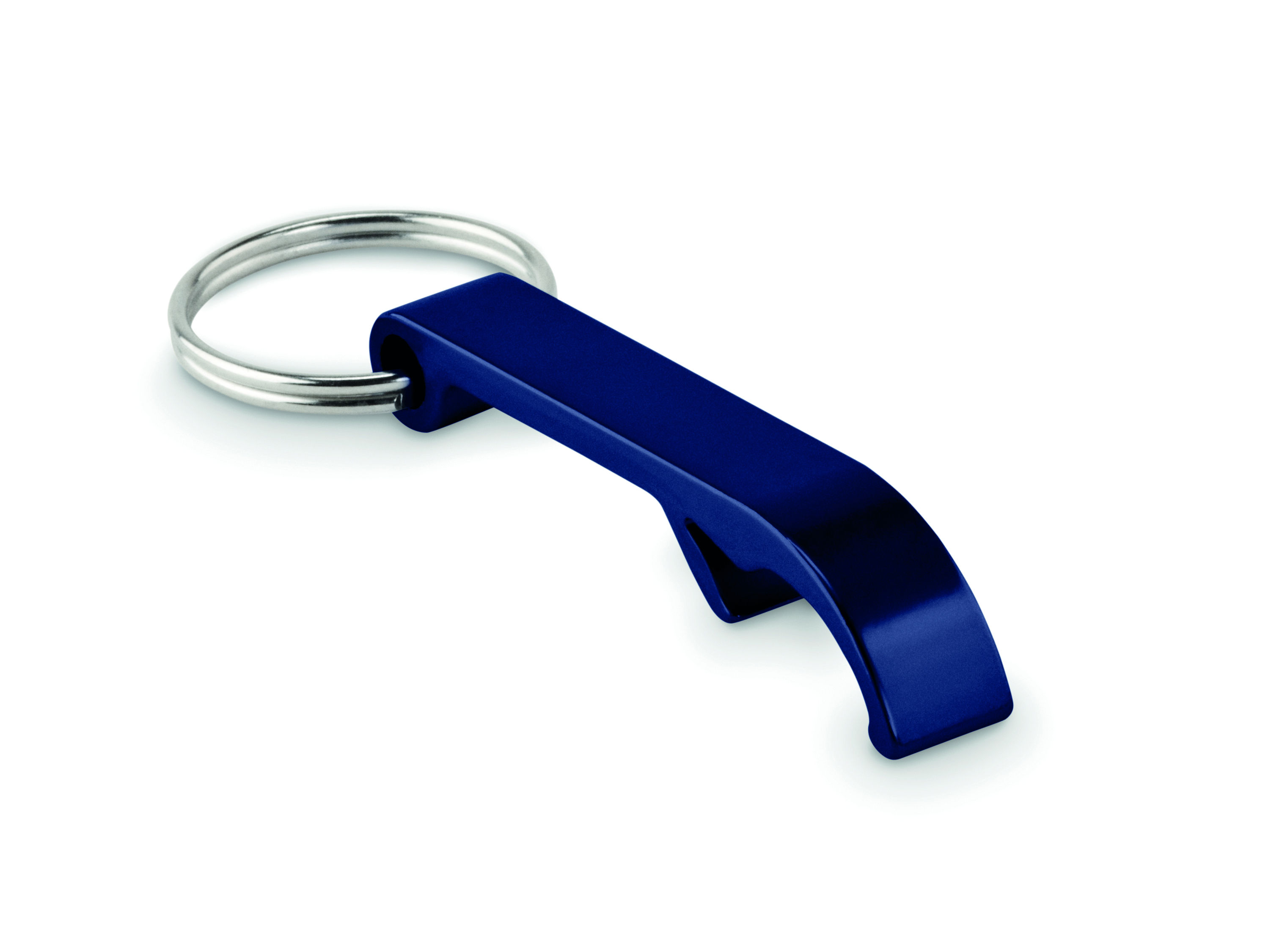 Porte-clés décapsuleur publicitaire OVIKEY Bleu marine